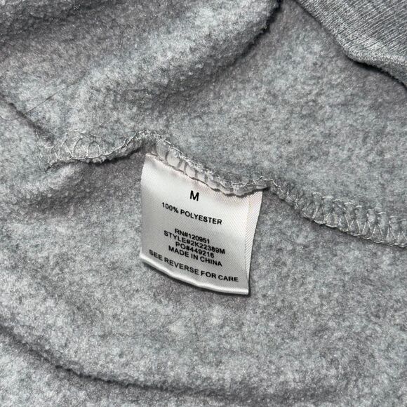 Hippie Rose Grey Quarter Zip Sweatshirt in size MEDIUM - Picture 5 of 6